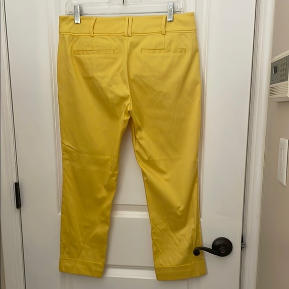 New York & Company Sunny Yellow Pants - Picture 2 of 3